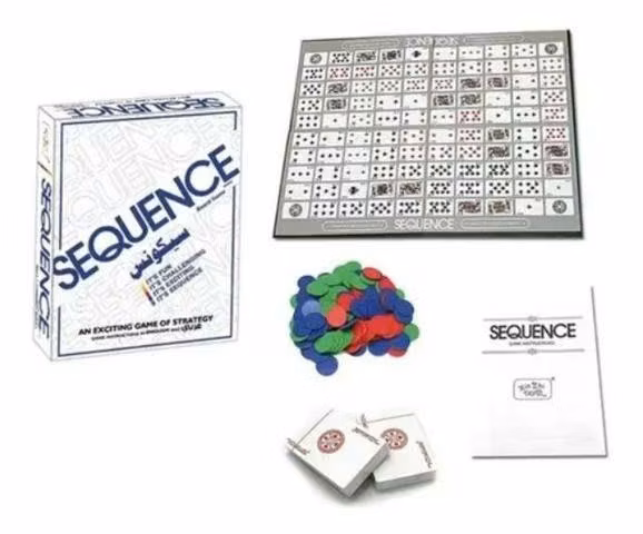 Juego De Cartas De Juego De La Secuencia De Juegos
