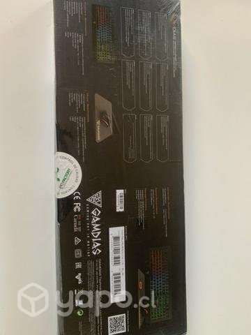 Tecladomousemousepad gamer marca gamdias - Imagen 2