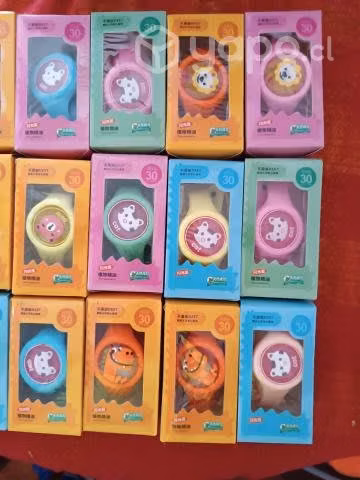 Pulseras tipo reloj repelente de mosquitos