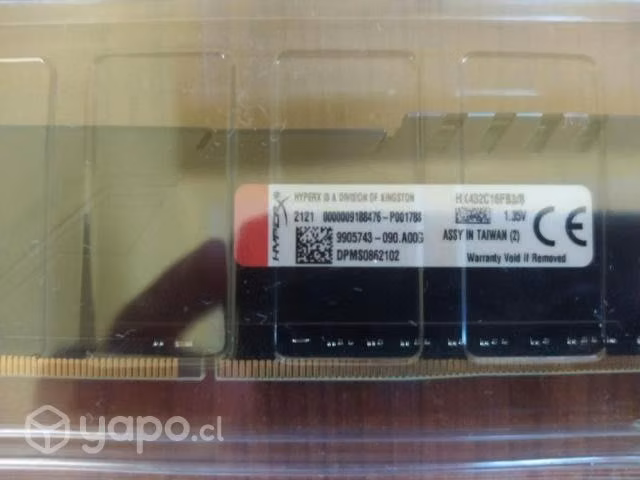 Memoria Ram HyperX Fury 3200MHZ DDR4 - Imagen 2
