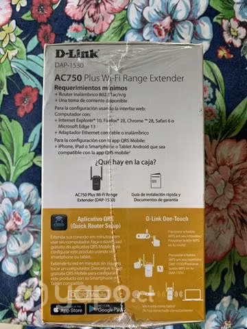 Repetidor WiFi dual band AC750 DAP-1530
