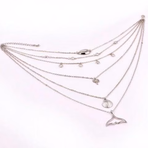 Collar Multicapas colgante marino Bañado Nuevo