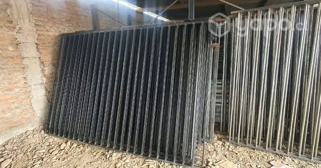 Paños de rejas 3x2 metros en tubo redondo