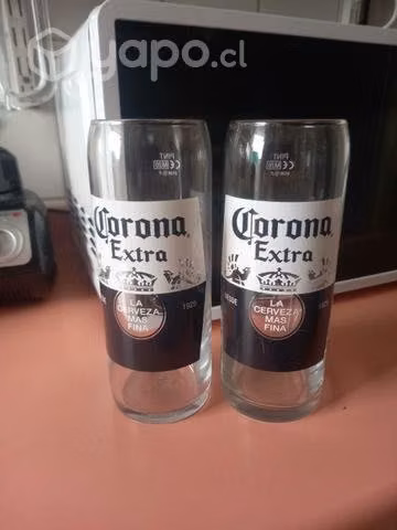 Vasos de vidrio Corona 2x1