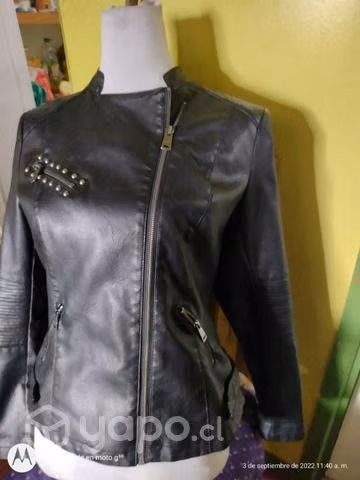 Chaqueta M eco cuero excelente calidad