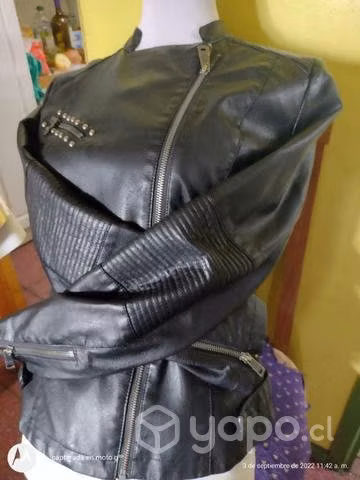 Chaqueta M eco cuero excelente calidad