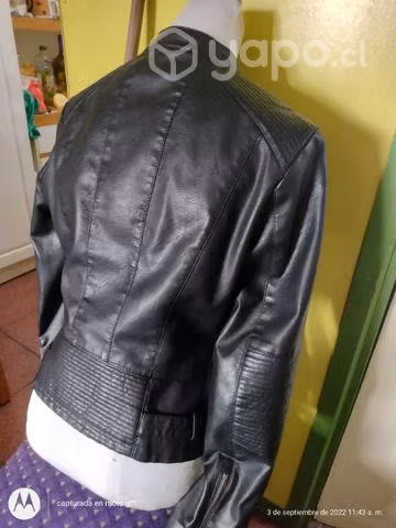 Chaqueta M eco cuero excelente calidad