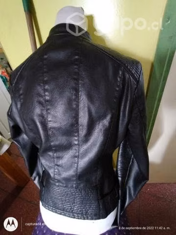 Chaqueta M eco cuero excelente calidad