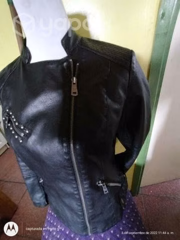 Chaqueta M eco cuero excelente calidad