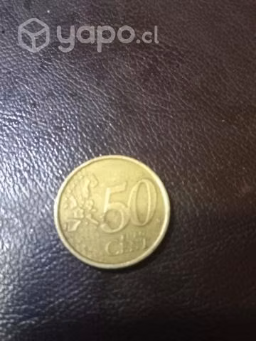 Moneda de 50 euro cent año 2002 italia - Imagen 2