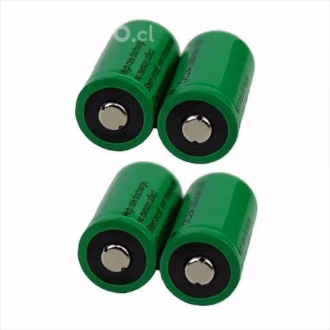 Pack 4 Batería Recargable CR123A. (Sin Cargador)