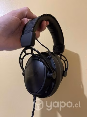 Audífonos Hyperx Cloud Alpha s black - Imagen 2