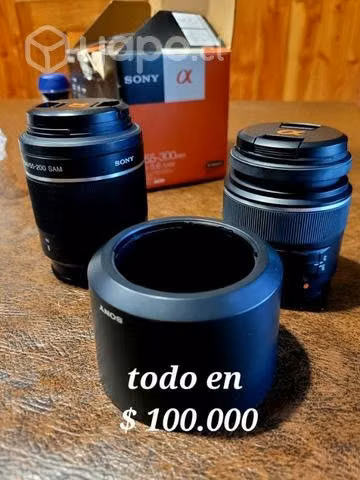 Lentes cámara sony