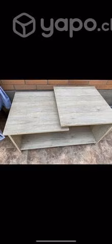 Mesa de centro dos niveles