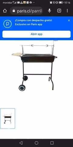 Parrilla marca beef nueva