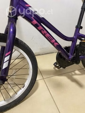 Bicicleta Niña Trek Precaliber 16 Púrpura