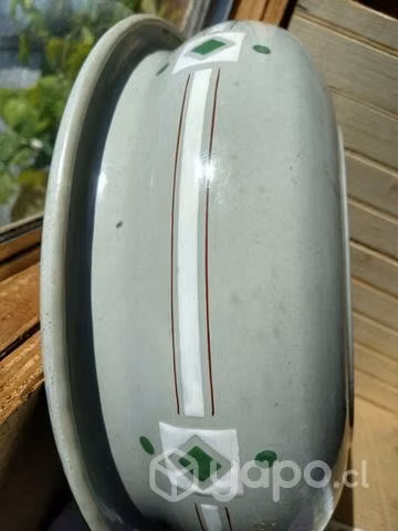 Antiguo lavatorio grueso enlozado diseños vintage