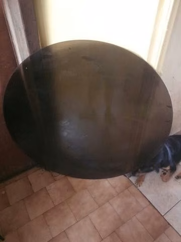 Parte de arriba mesa de vidrio templado negro - Imagen 2