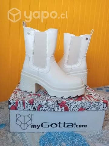 Botas Blancas Gotta Excelente estado