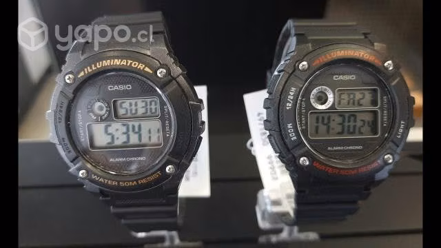 Reloj casio w216-3 deportivo nuevos