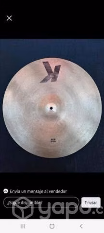 Platillo de bateria zildjian