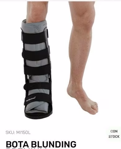 Bota inmovilizadora, ortopedia blunding