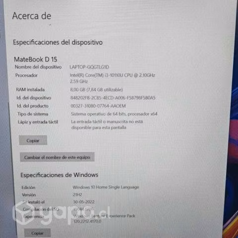 matebook d5 huawei - Imagen 4