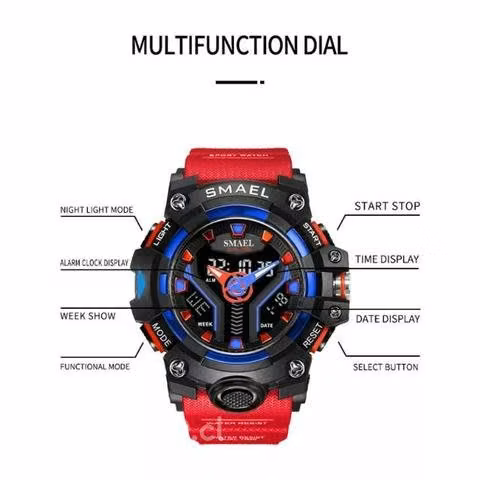 Reloj digital análogo smael