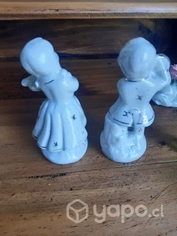 Lote de figuritas de porcelana antiguas - Imagen 4