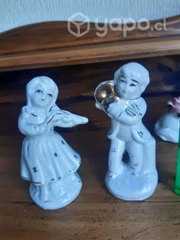 Lote de figuritas de porcelana antiguas - Imagen 3