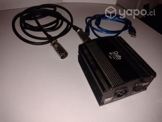 Micrófono Condensador + Phantom Power SIN USO
