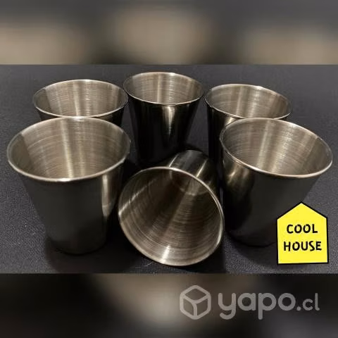 DISPONIBLE Vasos de Acero Inoxidable de 10 cms - Imagen 2