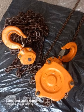 Tecle cadena gorila 3 ton. 7,5 mts largo levante