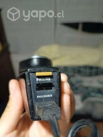 Máquina afeitar antigua Philishave funcionado