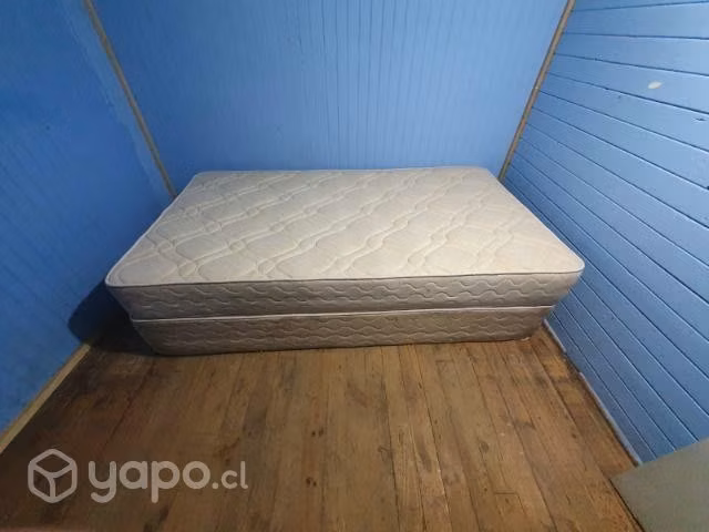 Cama colchon más base con ruedas