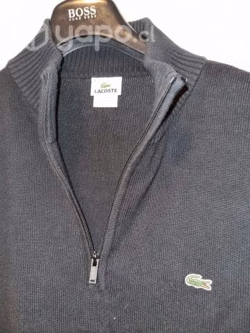Sweater lacoste cierre azul 2 - Imagen 2