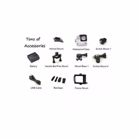 Camara Deportiva Accion 4k Ultra Hd Wifi Hdmi Sume