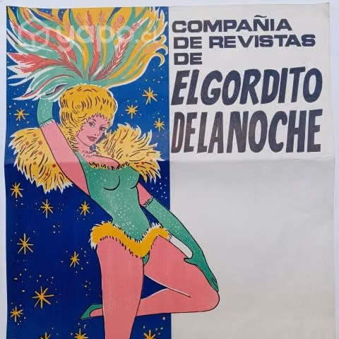 Afiche Compañia Revistas El Gordito De La Noche - Imagen 3