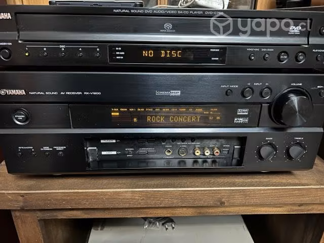 Yamaha RX-V1200 + Yamaha dvd-c750 sa-cd - Imagen 2