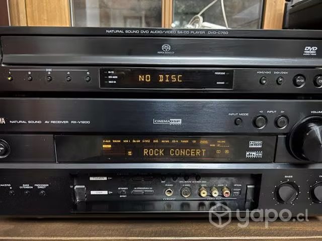 Yamaha RX-V1200 + Yamaha dvd-c750 sa-cd