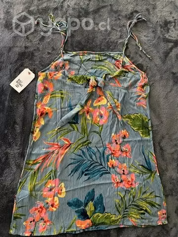 Vestido corto flores Billabong - Imagen 2