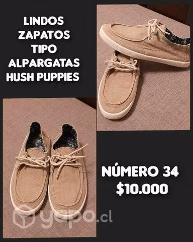 Zapatos tipo alpargata hush Puppies