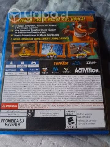 Crash Bandicoot N sane Trilogy