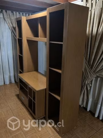 Mueble modular con rack
