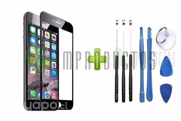 Cristal Glass Iphone 7 Iphone 7g Original + Kit