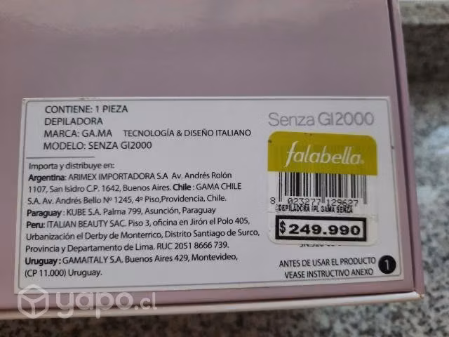 Depiladora IPL marca Gama - Imagen 3