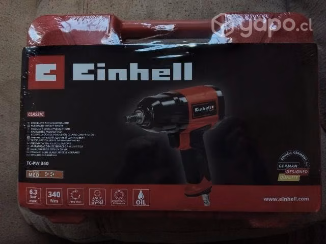 Pistola de impacto Einhell neumatica