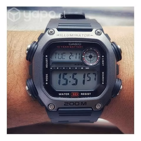 Reloj casio dw291-9 carcaza dura 200m .nuevos