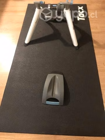 Rodillo tacx smart flow más alfombra tacx