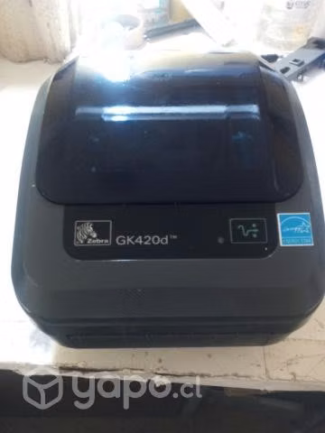 Impresora zebra gk420d usb y red